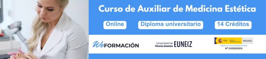Auxiliar Medicina Estética en We Formación